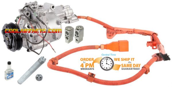 New AC Compressor KIT 97555 Honda Civic 1.3L Hybrid F6DZ19703CB 7512436